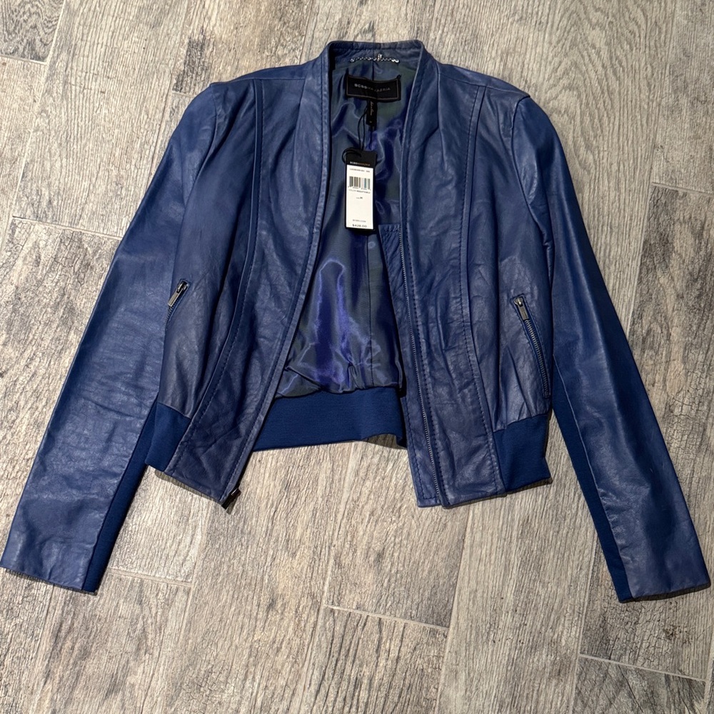 BCBGMAXAZRIA Leather Jacket